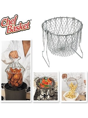 Sb Shopping Chef Basket Çok Fonksiyonlu Pratik Süzgeç