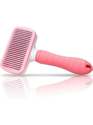 Esranın Dünyası Kedi ve Köpek Için Kendi Kendini Temizleyen Tüy Tarağı (Pembe)
