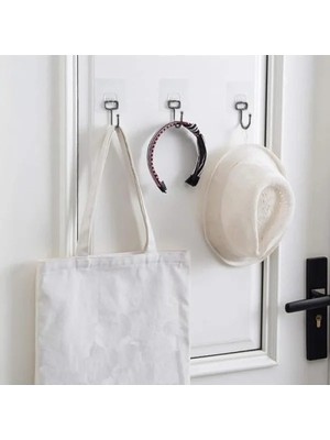 Esranın Dünyası Güçlü Yapışkan Kancalar - Siyah, 3 Adet