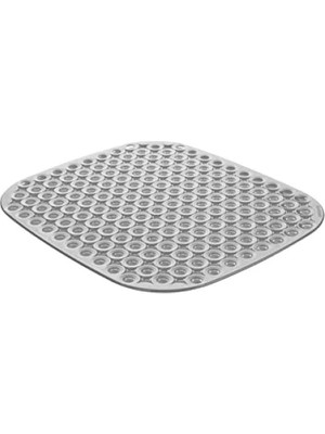 Esranın Dünyası Gri Lavabo Matı - Dayanıklı Plastik, 32 x 28 cm