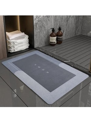 Esranın Dünyası Su Emici Dikdörtgen Kaymaz Tabanlı Paspas 60 cm x 39 cm
