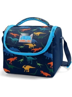 Esranın Dünyası Mat Polyester Dinazor Tasarımlı Çocuk Beslenme Çantası