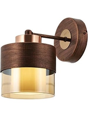 Esranın Dünyası Bakır Patina Boyalı Şık Metal Aplik - E27