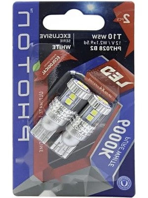 Esranın Dünyası T10 W5W LED Ampuller - 2'li Set, Beyaz