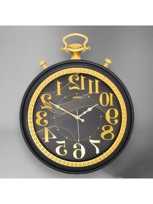 Esranın Dünyası 50 cm Çapında Sessiz Akar Duvar Saati