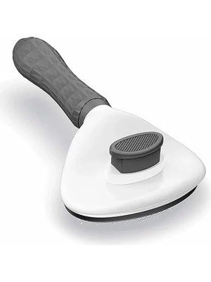 Esranın Dünyası Otomatik Temizlenen Kedi ve Köpek Tarağı (Gri)