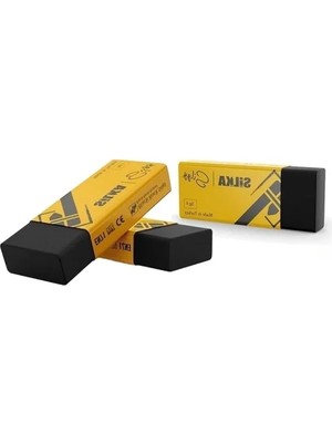 Esranın Dünyası 3'lü Siyah Dikdörtgen Silgi Seti