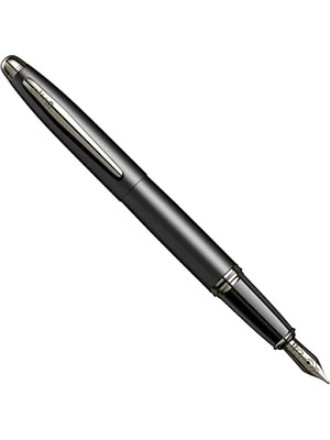 Esranın Dünyası Mat Siyah Dolmakalem - Krom Detaylı