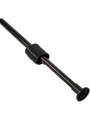 Esranın Dünyası Ayarlanabilir Metal Duş Perde Borusu, 160-260 cm Siyah