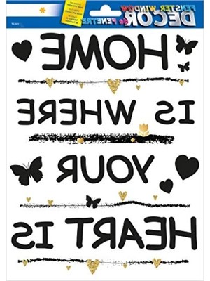 Esranın Dünyası Yapışkan Olmadan Çıkarılabilir Cam Yüzey Etiketi