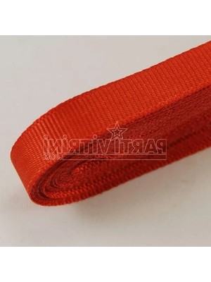 Esranın Dünyası Kırmızı Grogren Kurdela - 1 cm x 10 Metre