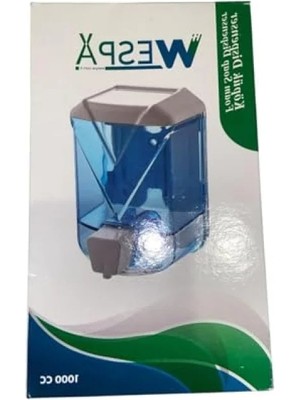 Esranın Dünyası Şeffaf Mavi Köpük Sabun Dispenseri - Duvara Monte Edilebilir