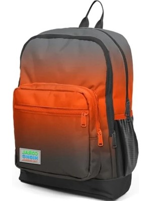 Esranın Dünyası Siyah Turuncu Gradyan Sırt Çantası - Erkek Çocuk