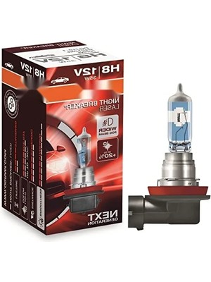 Esranın Dünyası 12V H8 35W Beyaz Işık Ampul - Night Breaker Laser %150