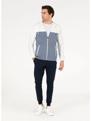 Cacharel Lastikli Bel Slim Fit Lacivert Erkek Eşofman Altı Cres