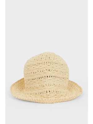 DeFacto Kadın Triko Bucket ŞAPKA G8063AX26SM