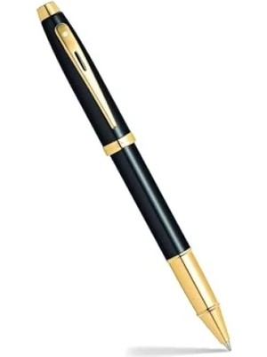 Esranın Dünyası Parlak Siyah Altın Roller Kalem - Şık Tasarım
