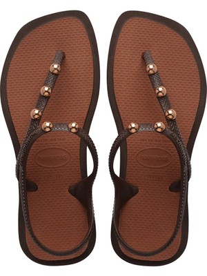 Havaianas Kahve Kadın Plaj Terliği Flash Fusıon