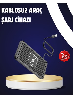 İntora Kaymaz Manyetik Kablosuz Şarj Pedi – Araç, Ofis Ev Kullanımına