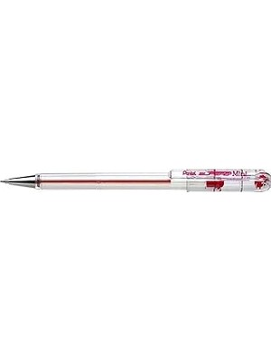 Starseven Pentel Mini 0.7 mm Bazlı Roller Kalem 12'li Kutu Kirmizi