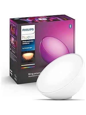 Starseven Hue Go V2 Taşınabilir Akıllı LED Masa Lambası, Bluetooth Özellikli, Beyaz Renkli