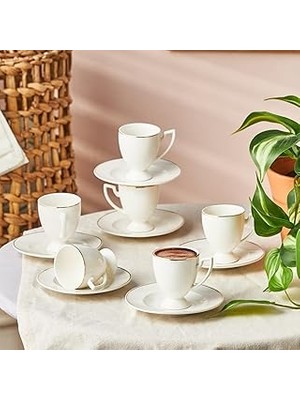 Starseven Boyoz 6 Kişilik Kahve Fincan Takımı 85 ml