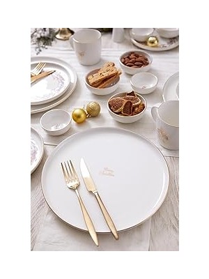 Starseven Kütahya Porselen Bone Joy 4 Parça 27 Santimetre Servis Takımı