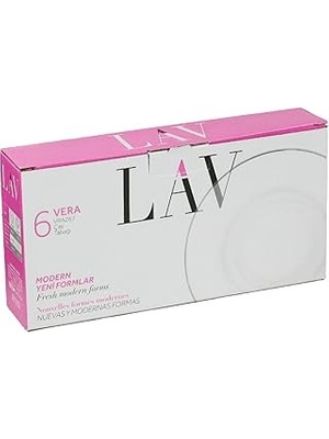 Starseven Lav Vera 6'lı Çay Tabağı