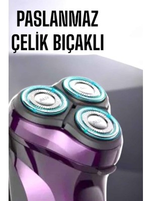 İntora Profesyonel Şarjlı Saç Sakal Tıraş Makinesi Hassas Kesim