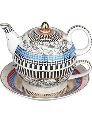 Starseven Lucky Maggey Bone Tek Kişilik Demlik &amp; Fincan Seti