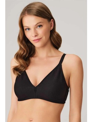 Pileli Store  Pamuklu Balensiz Desteksiz Dolgusuz Toparlayıcı Küçültücü Sütyen