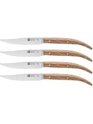 Starseven Zwilling 391600000 4'lü Biftek Bıçağı Seti, Kahverengi