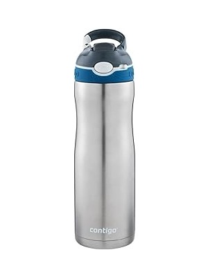 Starseven Contigo Ashland Autospout Soğuk Su Termosu 590 ml Gri