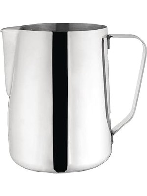 Starseven Epinox SS304 Paslanmaz Çelik Süt Kahve Potu, Pitcher Sütlük, Süt Köpürtücü, Köpürtme Kabı, 350 M