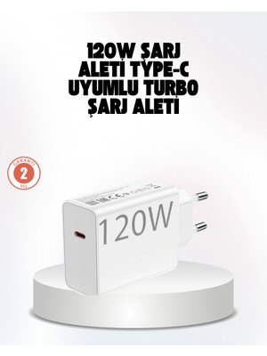 İntora 120W Güçlü Hızlı Şarj Adaptörü Type-C Kablo Seti – Güvenli Şarj Teknolojisi