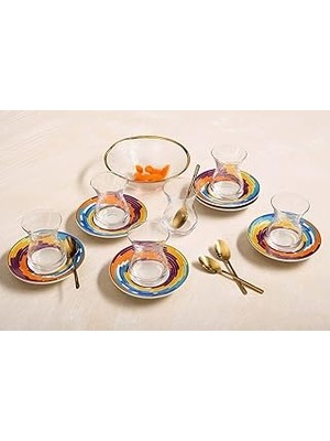 Starseven Porland Ruanda 12 Parça 6 Kişilik Çay Takımı