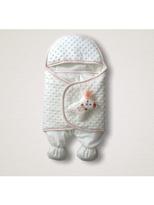 Epilons Yenidoğan Oyuncaklı Topçikli Kız Erkek Bebek Ayaklı Kundak Bebek Battaniyesi