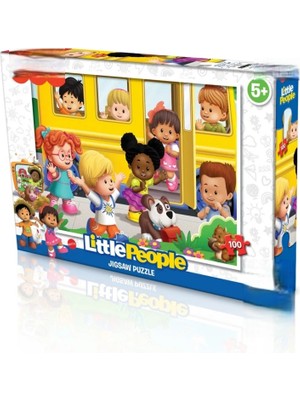 LTG Nova Mey Ithalat® Little People Puzzle 100 Parça