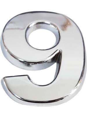 LTG Nova Krom Yapışkanlı 9 Rakamı 5 cm