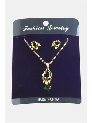 LTG Nova Fiyong Zirkon Taşlı Set Kolye