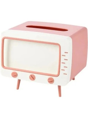 LTG Nova Telefon Tablet Tutuculu Peçetelik - Masaüstü Çift Fonksiyonlu Stand