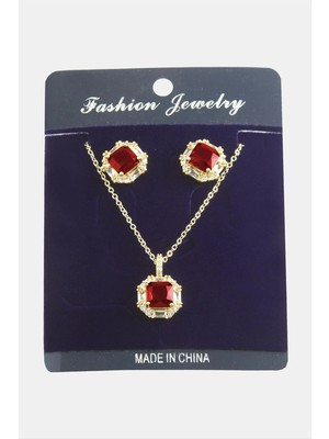 LTG Nova Kare Zirkon Taşlı Set Kolye