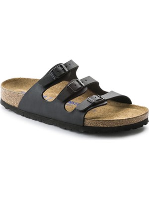 Birkenstock Florida Bf Hakiki Deri Üç Tokalı Terlik