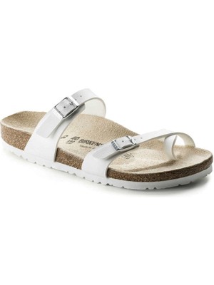 Birkenstock Mayari Hakiki Deri Parmak Arası Kadın Terlik