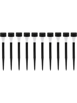 Epilons Güneş Enerjili Bahçe Lambası Plastik Saplama 10LU Set