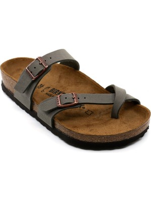 Birkenstock Mayari Hakiki Deri Parmak Arası Kadın Terlik