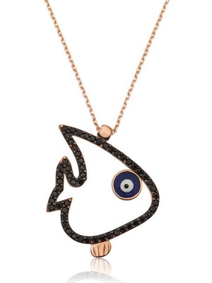 Epilons 925 Ayar Gümüş Balık Kadın Gümüş Kolye PT2610661 (1021)