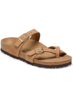 Birkenstock Mayari Hakiki Deri Parmak Arası Kadın Terlik
