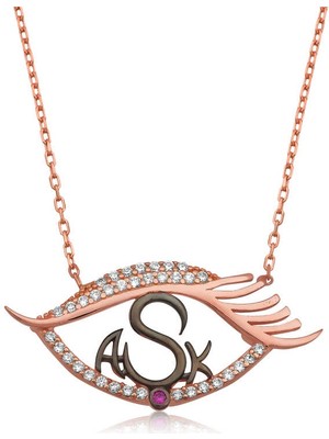 Epilons 925 Ayar Gümüş Gözümde Aşk Kadın Gümüş Kolye PT2610882 (1021)