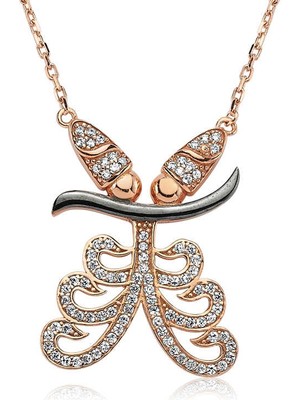 Epilons 925 Ayar Gümüş Semazen Kadın Gümüş Kolye PT1960107 (1021)